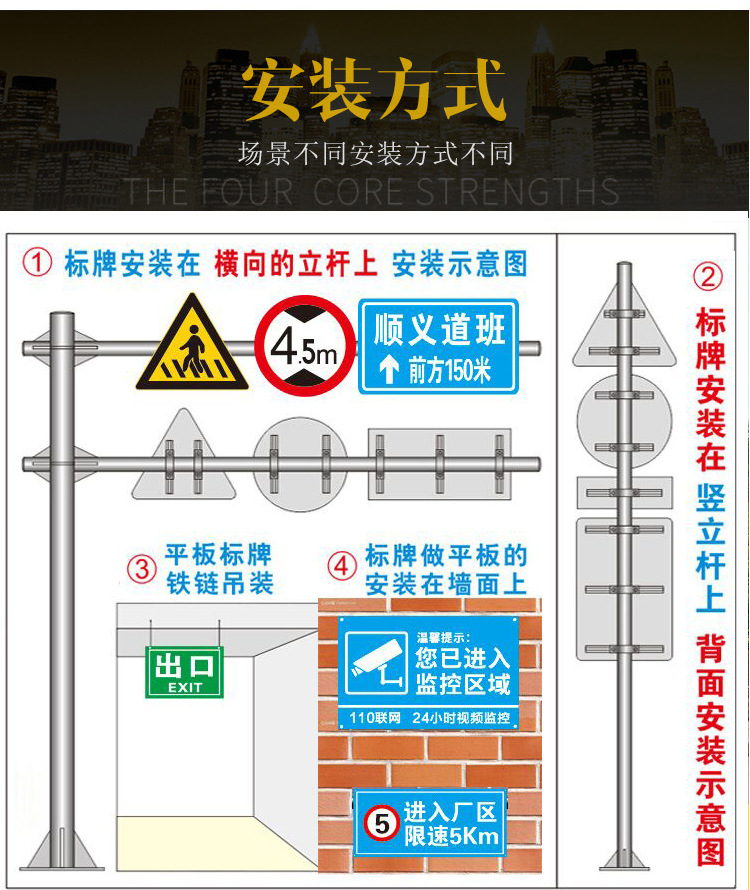 工廠直營 打造高辨識度的交通標識牌，護航道路交通安全